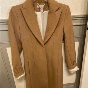 H&M Wool Peacoat Beige